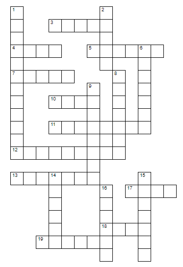 crossword puzzle
grid