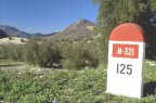 photo of a stone milestone marker in
Spain