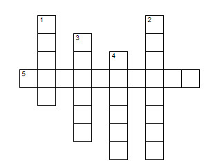 Crossword puzzle grid for Revelation study