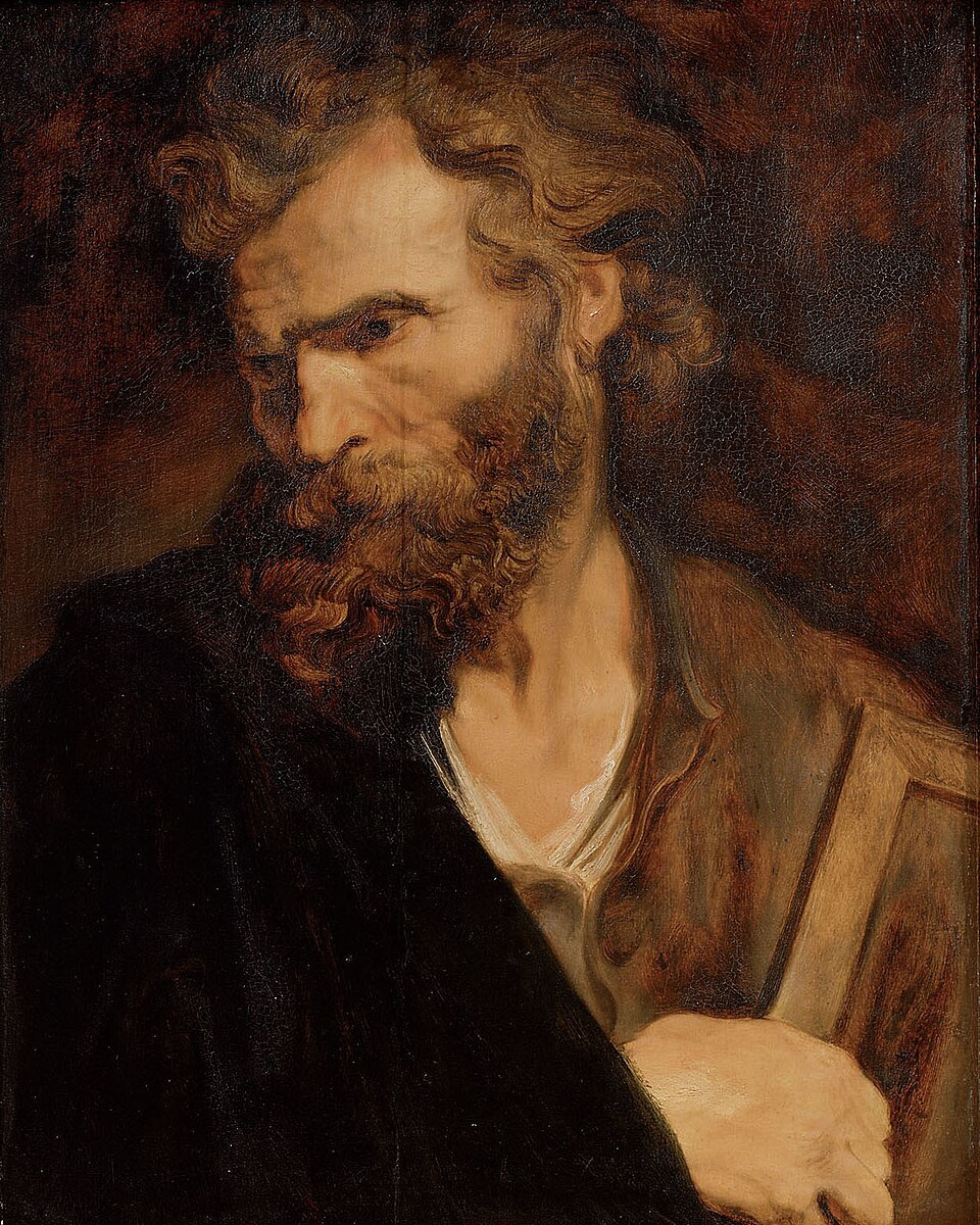 Painting of a bearded man