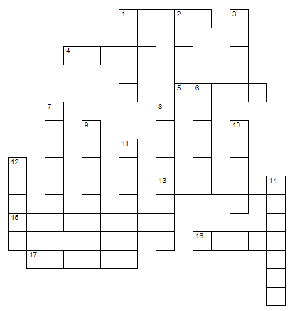 crossword puzzle
grid