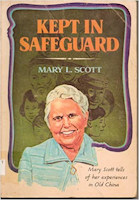 book cover with sketch of Mary Scott