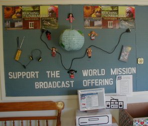 World Mission Broadcast
offering bulletin board