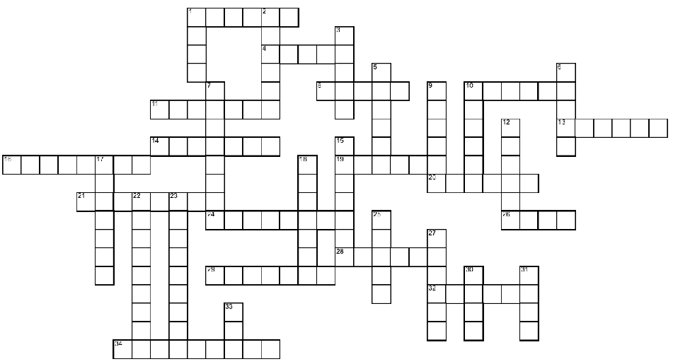crossword puzzle
grid