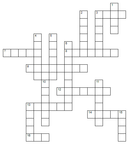 crossword puzzle grid