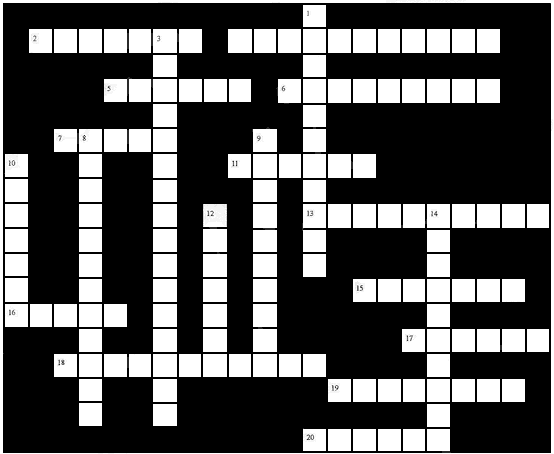 crossword puzzle
grid