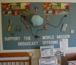 World Mission Broadcast
offering bulletin board